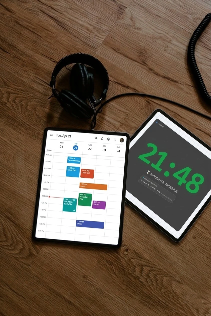 Tu agenda convertida en timers